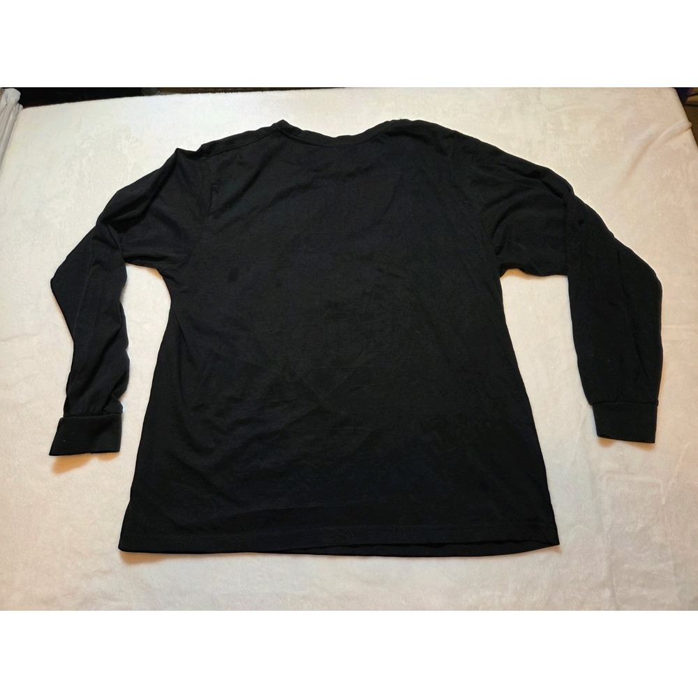 171 Southern Spirit Tybee Island Georgia Mens L Black Long Sleeve T Shirt - Picture 2 of 9
